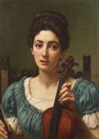 Sir Edward John Poynter - The Violinist